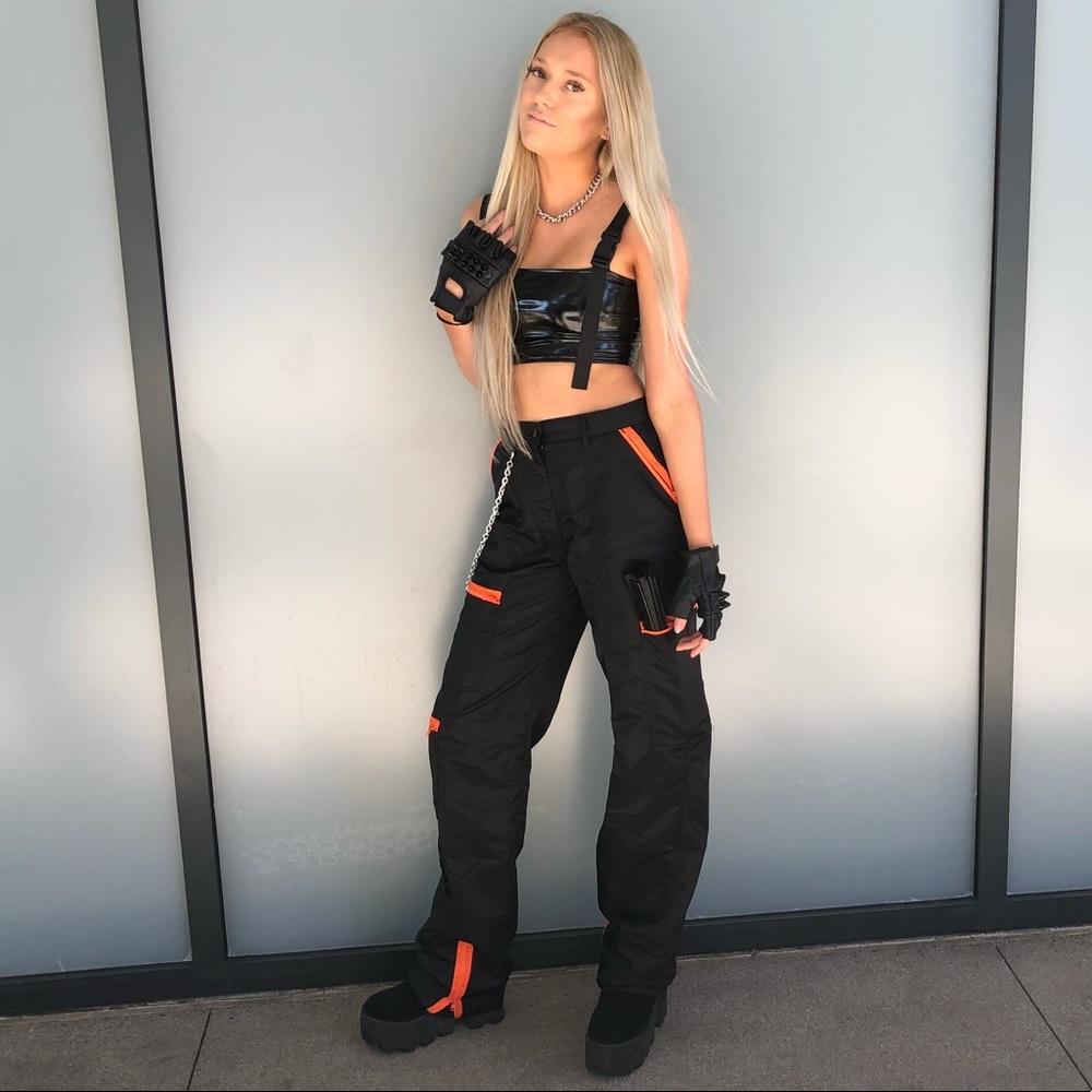 I am gia castor black pants